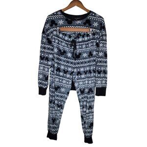 Disney Ladies Mickie Mouse Fleece 2 Piece Pajamas